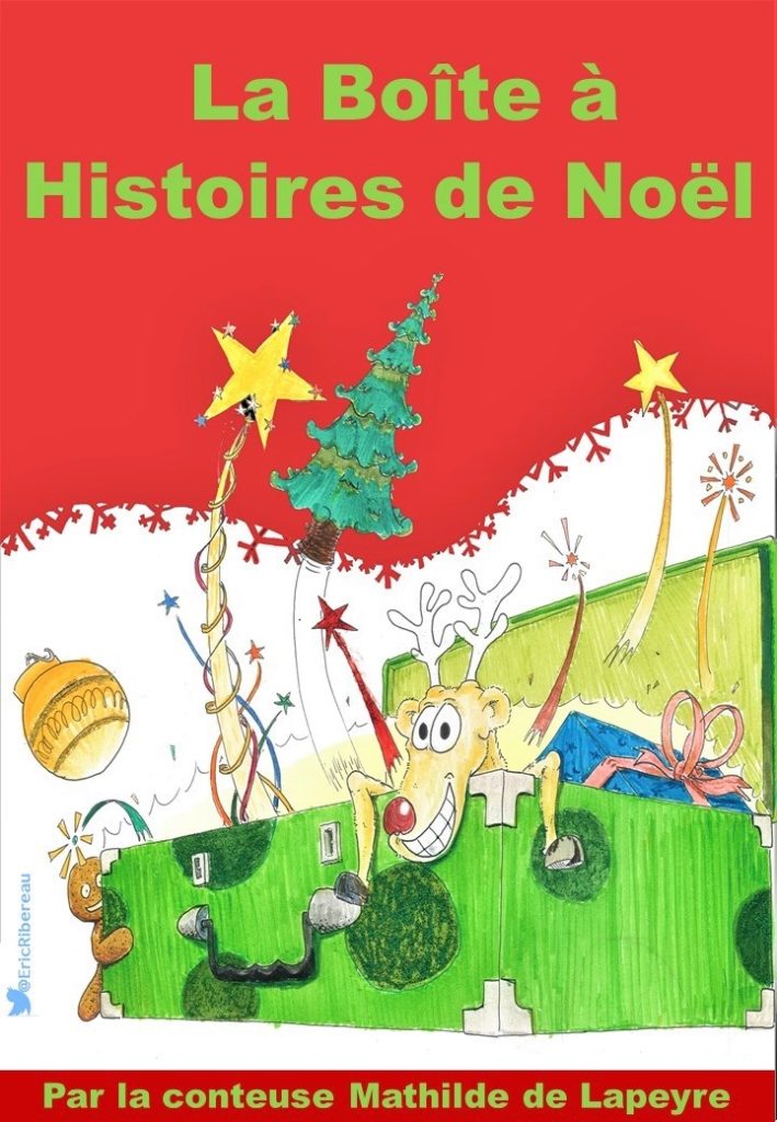 Affiche spectacle de Noël pour écoles maternelles et médiathèques