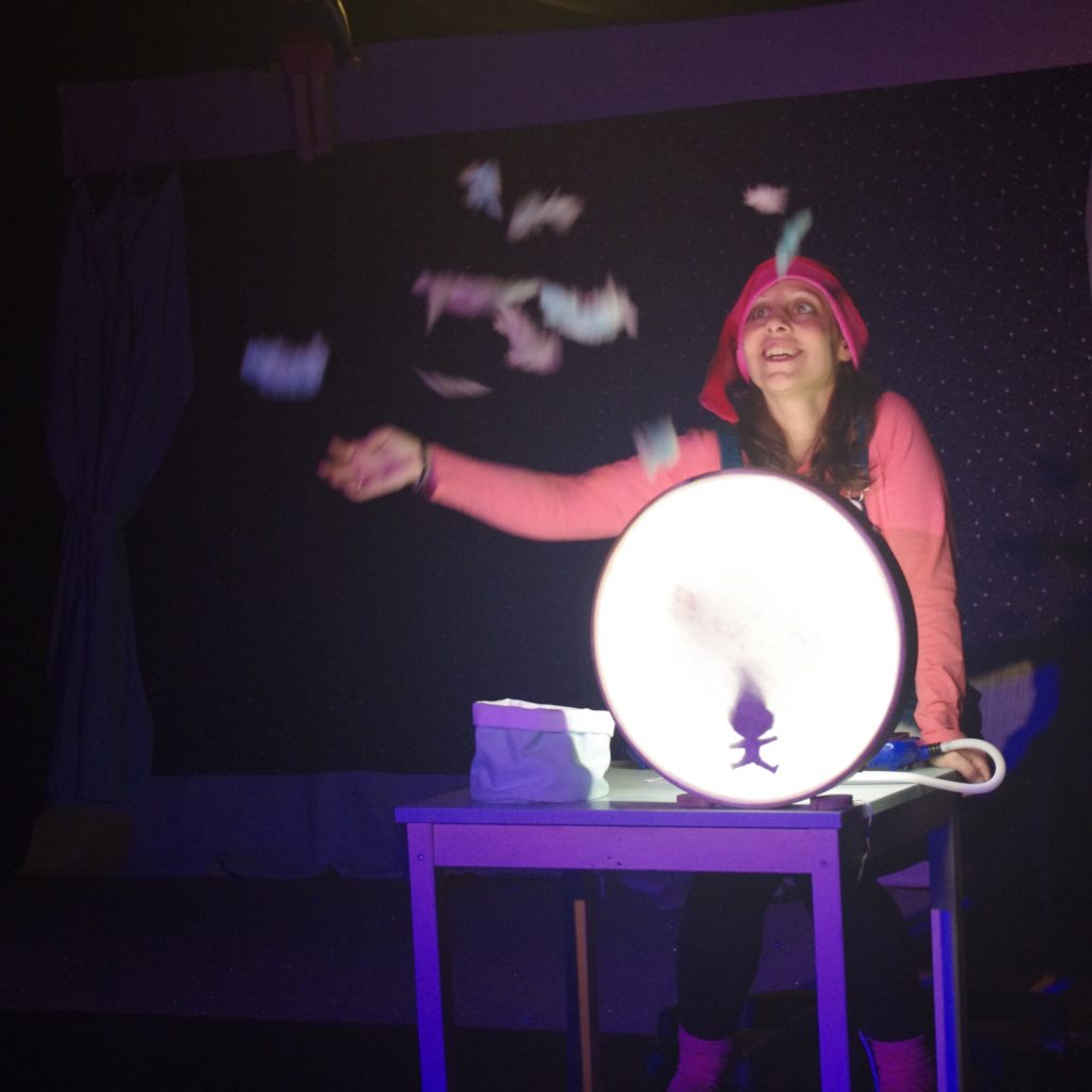 Photo spectacle poétique et festif jeune public "Un lutin dans la lune"