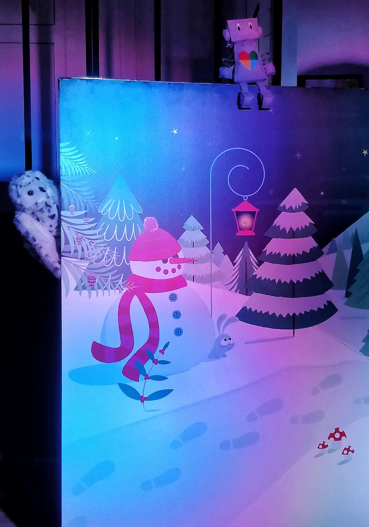 Photo spectacle de Noël pour crèches et écoles maternelles