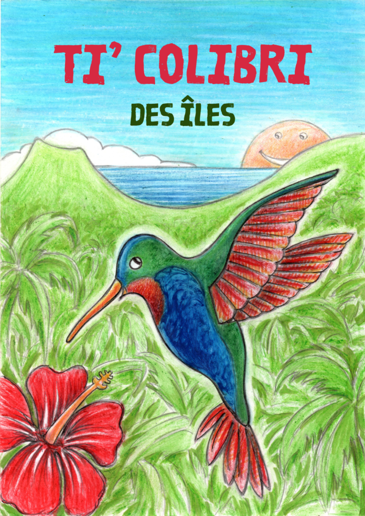 Affiche spectacle très jeune public en langue des signes "Ti'Colibri"
