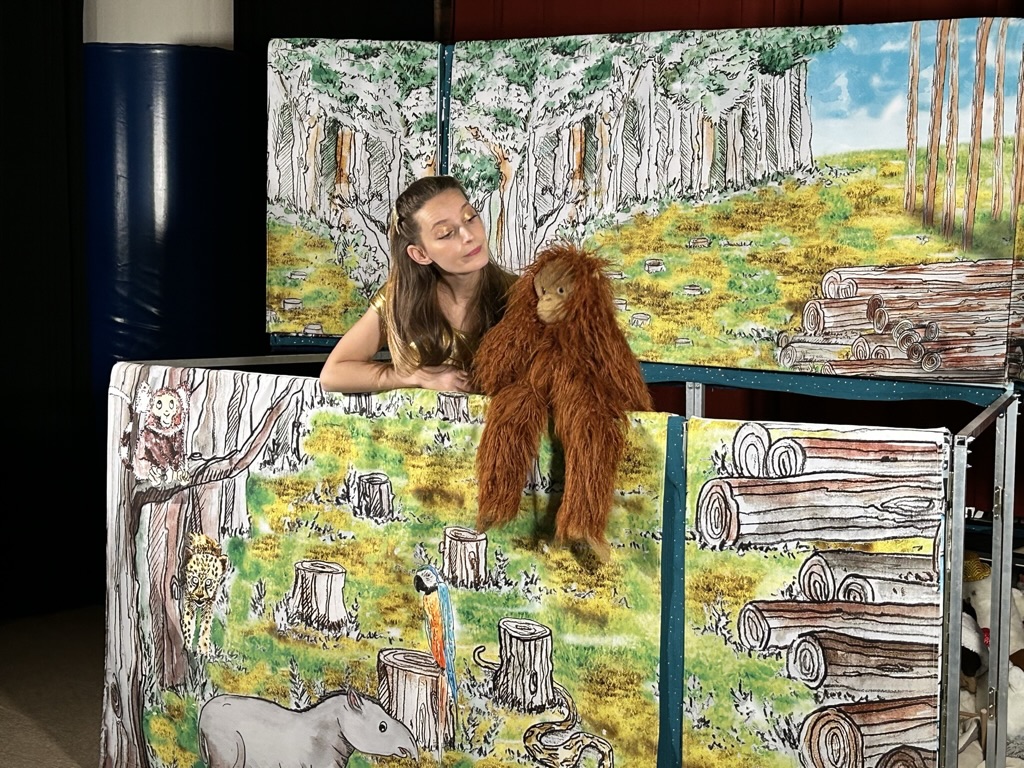photo spectacle jeune public sur le thème de l'écologie