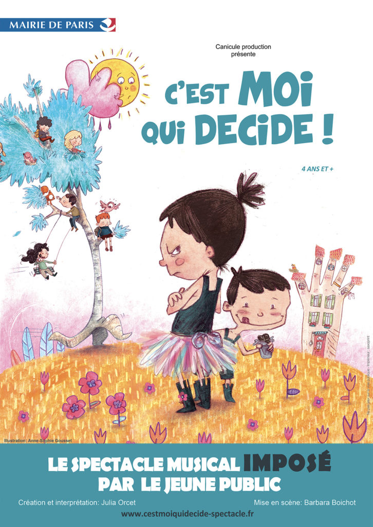 Affiche spectacle jeune public pour école maternelle et élémentaire