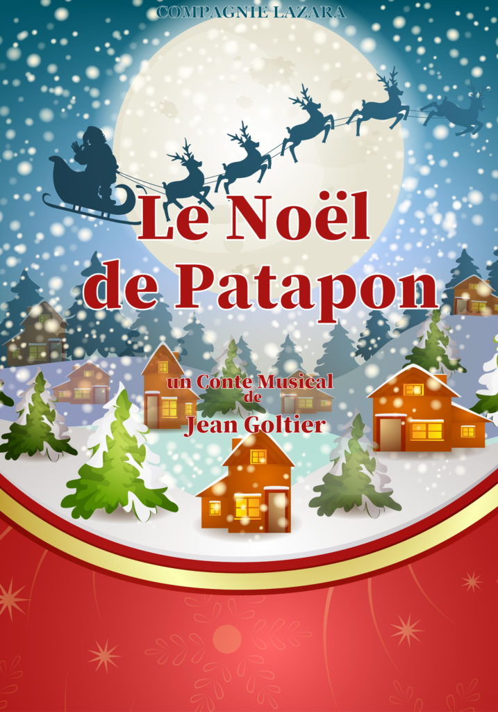 Affiche spectacle de noël creche et maternelle